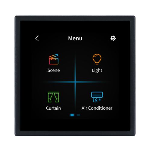 Tile Display a multi-function control panel for home automation. With 3.5-inch LCD screen and fullscreen touch control
