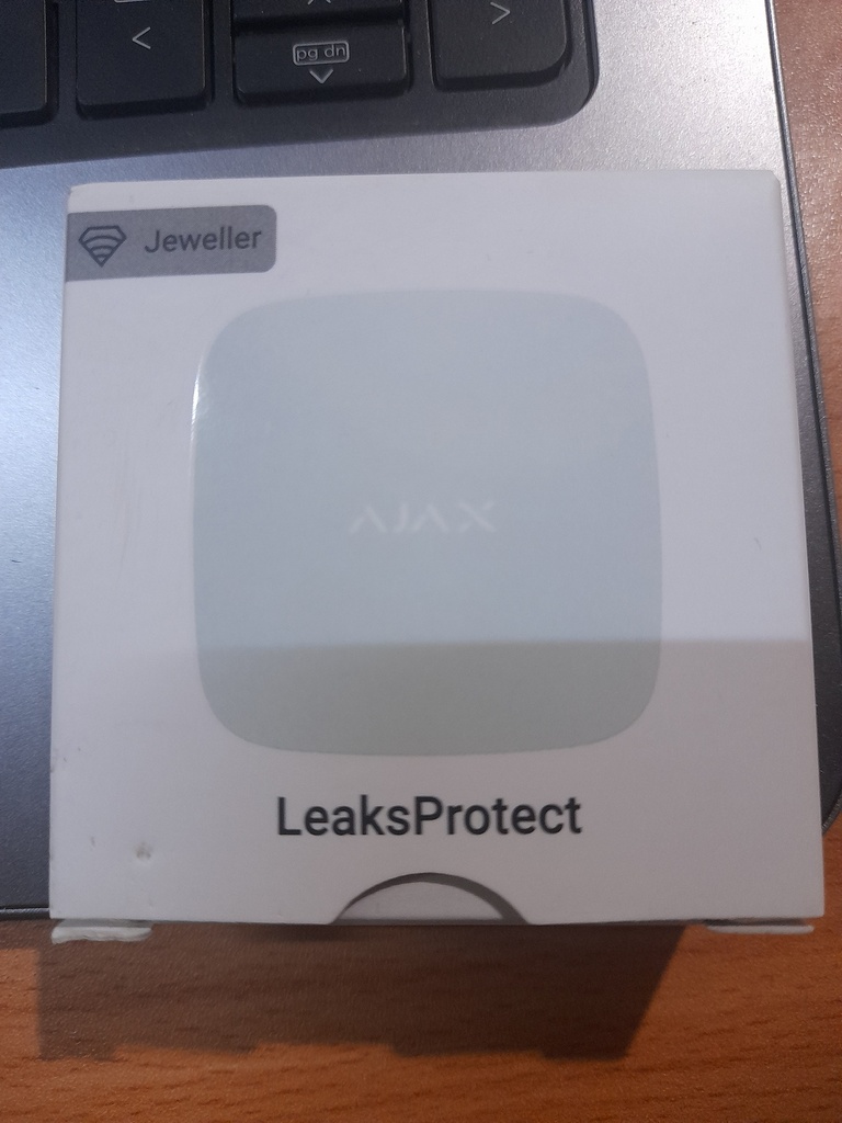 Ajax LeaksProtect white EU датчик затоплення