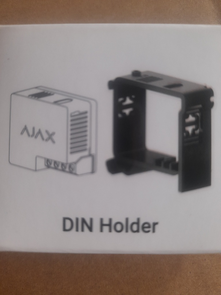 Ajax DIN Holder black тримач на рейку