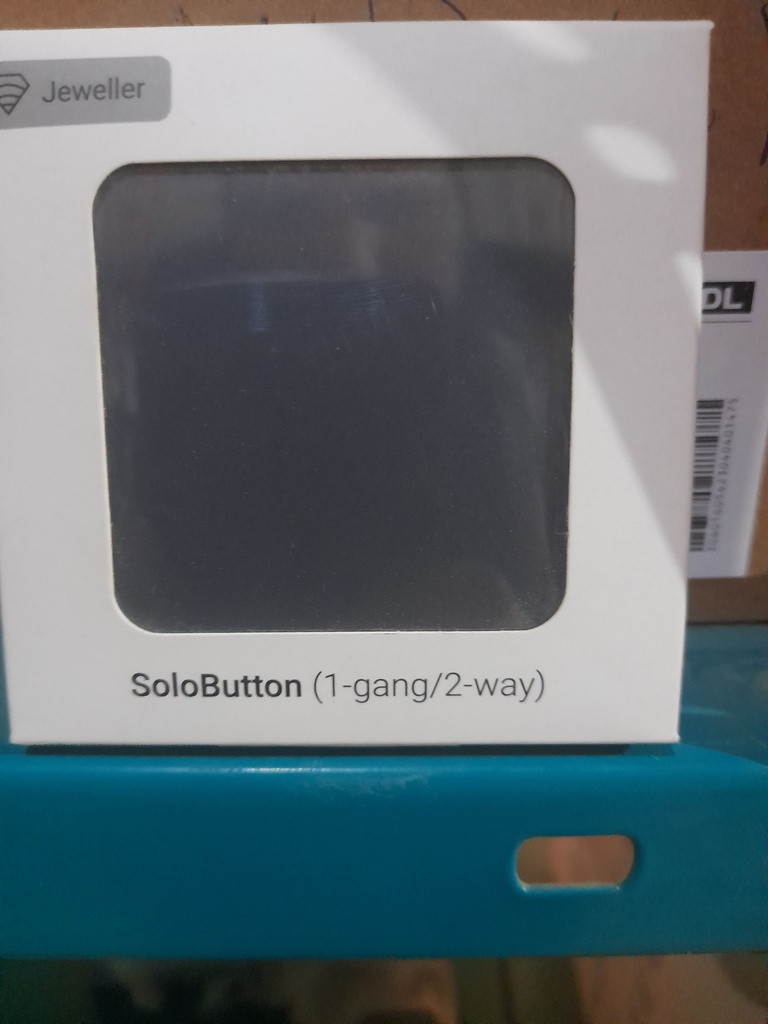 Ajax SoloButton (1-gang/2-way) [55] graphite кнопка