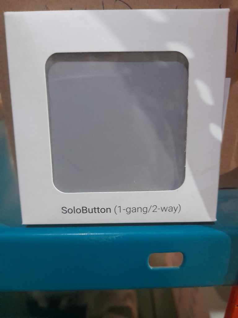 Ajax SoloButton (1-gang/2-way) [55] grey кнопка